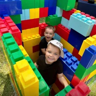 Who’s ready for the weekend? Our Giant Lego